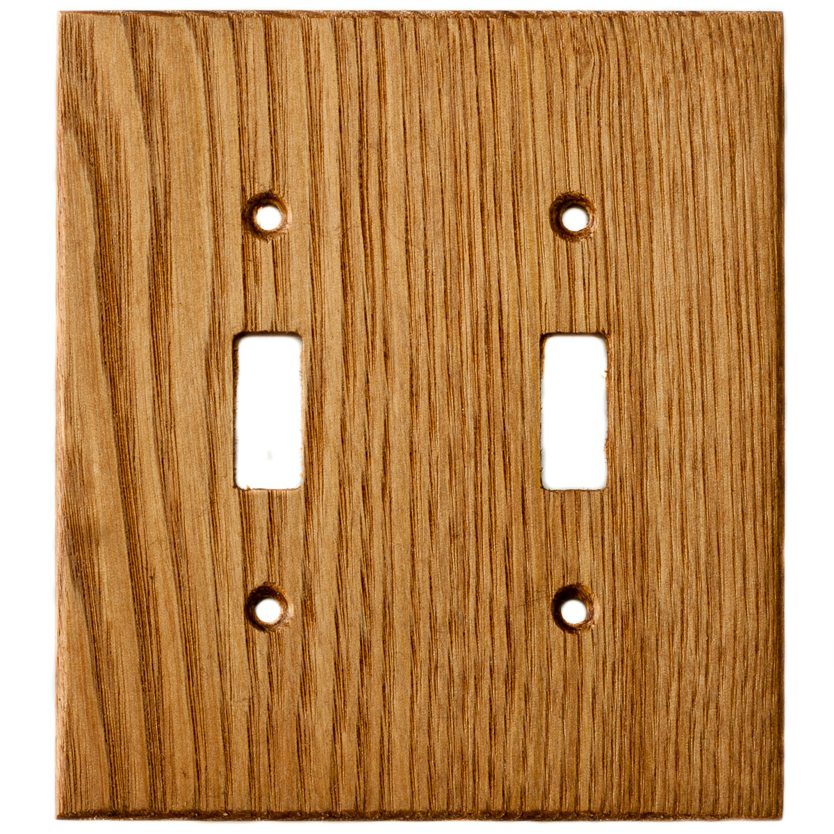 læder TRUE Kredsløb Wormy Chestnut Reclaimed Wood Wall Plate - 2 Gang Light Switch Cover -  Virgin Timber Lumber