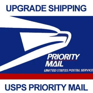 upgrade to USPS Priority Mail for faster delivery